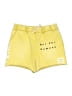Steve Madden 100% Cotton Graphic Yellow Athletic Shorts Size L - photo 1