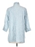 J.Jill Stripes Blue 3/4 Sleeve Button-Down Shirt Size S - photo 2