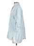 J.Jill Stripes Blue 3/4 Sleeve Button-Down Shirt Size S - photo 5