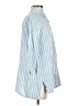 J.Jill Stripes Blue 3/4 Sleeve Button-Down Shirt Size S - photo 4