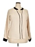 Unbranded 100% Polyester Tan Long Sleeve Blouse Size XL - photo 1