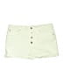 J.Crew Solid Green Denim Shorts Size 31 waist - photo 1