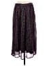 Monsoon 100% Polyester Paisley Burgundy Casual Skirt Size 8 - photo 1