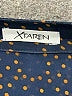 Xtaren Polka Dots Blue 3/4 Sleeve Blouse Size L (estimated) - photo 7