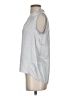 Go By Go Silk 100% Silk Silver Sleeveless Silk Top Size XS - photo 5