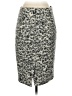 Ann Taylor Animal Print Gray Wool Skirt Size 2 - photo 2