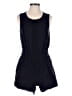Ann Taylor LOFT Solid Black Blue Romper Size 4 - photo 1