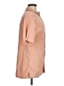 Standard Cloth 100% Cotton Solid Orange Short Sleeve Button-Down Shirt Size M - photo 4