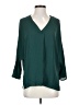 Cynthia Steffe 100% Polyester Teal 3/4 Sleeve Blouse Size S - photo 1