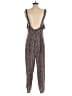 Charlie Holiday. 100% Polyester Hearts Black Jumpsuit Size 8 - photo 2