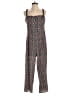 Charlie Holiday. 100% Polyester Hearts Black Jumpsuit Size 8 - photo 1