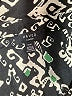 Haver 100% Polyester Print Black Long Sleeve Blouse Size M - photo 7
