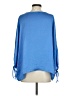 MICHAEL Michael Kors Blue 3/4 Sleeve Blouse Size XS - photo 2