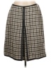 Neiman Marcus Houndstooth Tan Formal Skirt Size 10 - photo 1