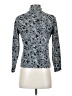 Karen Scott 100% Cotton Silver Long Sleeve Turtleneck Size S - photo 2