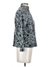 Karen Scott 100% Cotton Silver Long Sleeve Turtleneck Size S - photo 4