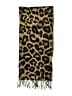 Unbranded Animal Print Tan Brown Scarf One size - photo 2