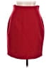 Sisley Solid Red Formal Skirt Size 32 waist - photo 1
