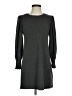 Express Solid Gray Casual Dress Size XS - photo 1