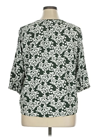 Monday Fun 3/4 Sleeve Blouse (view 2)