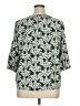 Monday Fun 100% Rayon Green 3/4 Sleeve Blouse Size 1X - photo 2