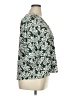 Monday Fun 100% Rayon Green 3/4 Sleeve Blouse Size 1X - photo 4