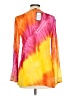 Boston Proper 100% Rayon Orange Long Sleeve Blouse Size 10 - photo 2