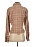 Current/Elliott 100% Cotton Plaid Brown Long Sleeve Blouse Size Sm (1) - photo 2