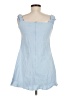Zaful 100% Polyester Blue Casual Dress Size M - photo 2