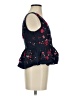J.Crew Blue Sleeveless Blouse Size 00 - photo 4