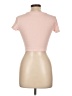 Flirtitude Pink Short Sleeve Top Size L - photo 2