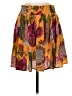 Let Me Be Print Orange Casual Skirt Size S - photo 1