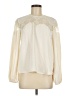 Express Ivory Long Sleeve Blouse Size M - photo 1