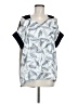 Alfani 100% Polyester Silver Sleeveless Blouse Size 8 - photo 1