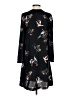H&M 100% Polyester Floral Black Casual Dress Size 4 - photo 2