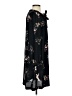 H&M 100% Polyester Floral Black Casual Dress Size 4 - photo 4