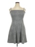Forever 21 Argyle Gray Casual Dress Size 0X - photo 1