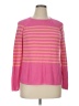 525 America 100% Rayon Color Block Pink Pullover Sweater Size XL - photo 1