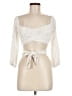 Shein Ivory 3/4 Sleeve Blouse Size M - photo 1