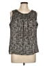 Elementz Gray Sleeveless Blouse Size L - photo 1