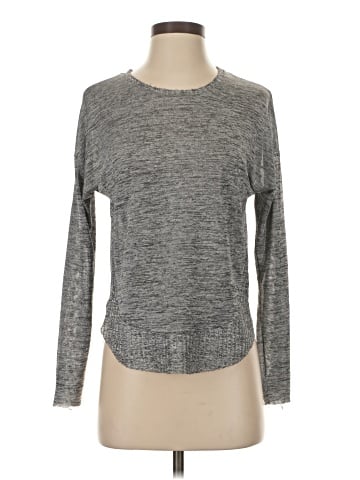 Zara W&B Collection Long Sleeve Top (view 1)