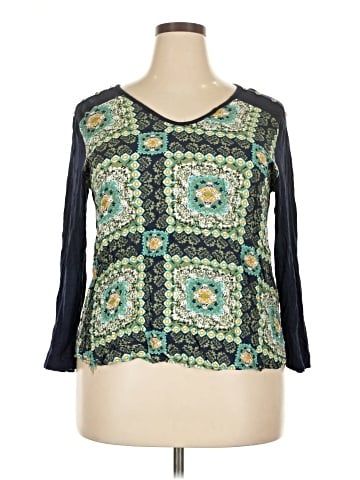 Ava James 3/4 Sleeve T-Shirt (view 1)