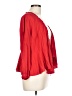 Ann Taylor LOFT 100% Rayon Red Long Sleeve Blouse Size L (petite) - photo 4