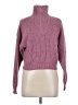 Sugar Moon 100% Polyester Purple Turtleneck Sweater Size M - photo 1