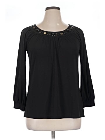 AK Anne Klein 3/4 Sleeve Blouse (view 1)