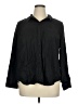 Ecothreads 100% Lyocell Black Long Sleeve Button-Down Shirt Size 1X - photo 1