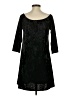 BLVD Solid Black Casual Dress Size S - photo 2