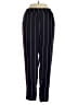 By Anthropologie 100% Polyester Stripes Black Dress Pants Size XS - photo 1