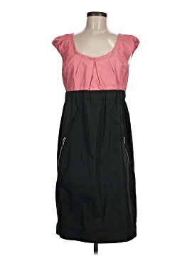 Robe De Cocktail Plissée Lida Baday Couleur Huître - Taille 4 En Soie, Occasion Très Bon état, Sublime !