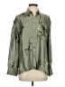 Zara Floral Green Long Sleeve Blouse Size XS - photo 1